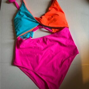 Colorful One-Piece Swimsuit